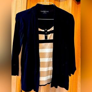 Croft & Barrow, three-quarter length sleeved top.